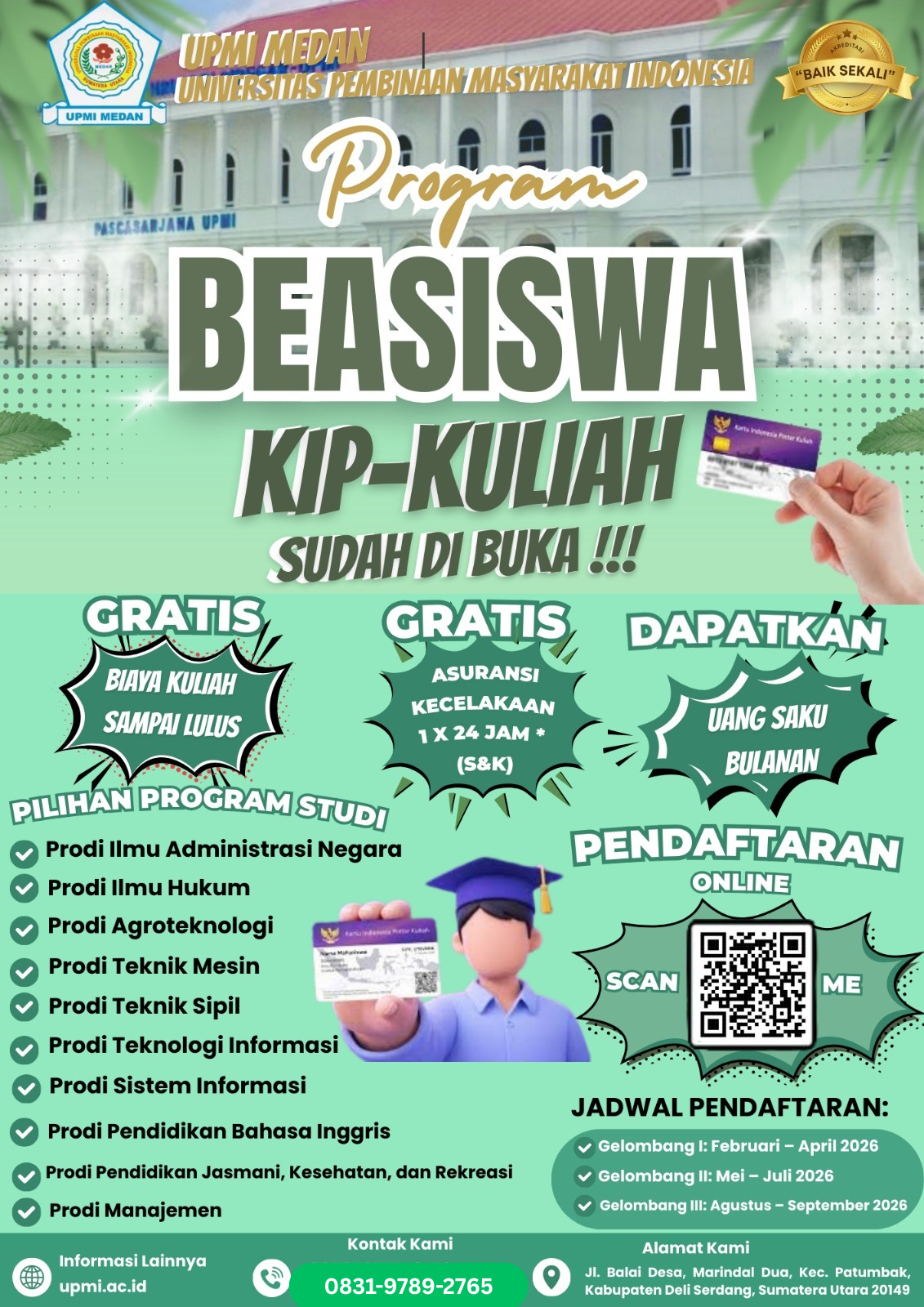 Brosur Program KIP UPMI 2026/2027